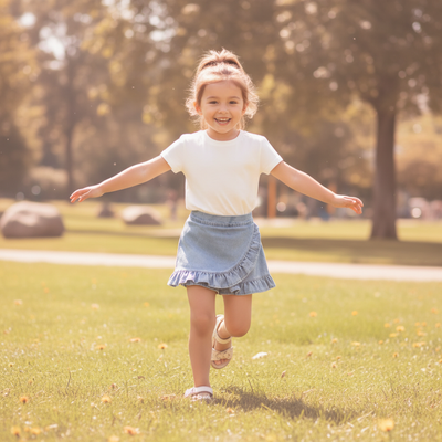 Park day in our favorite DENIMELLE skort!